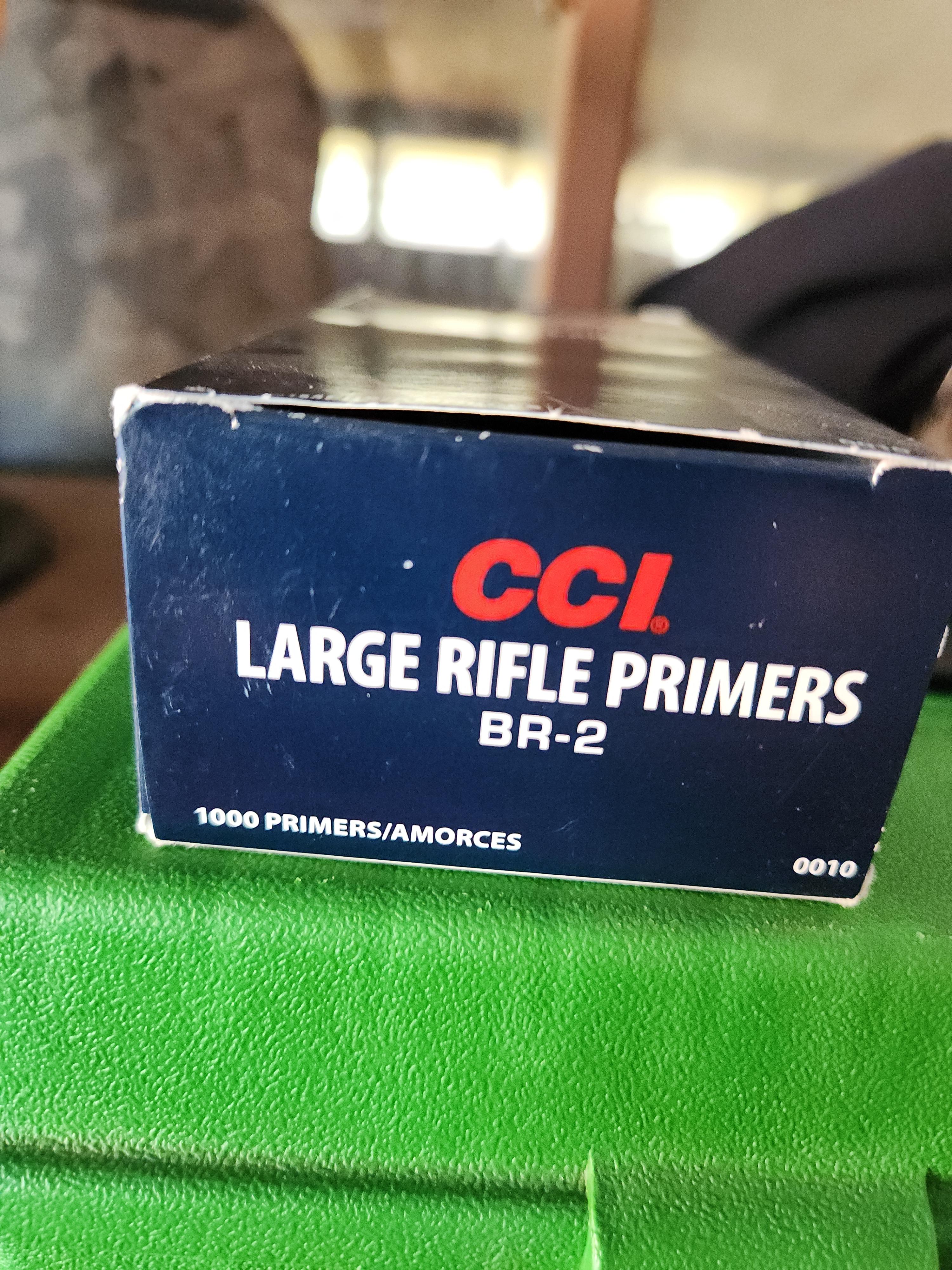 Photo of CCI BR-2 LARGE RIFLE PRIMERS