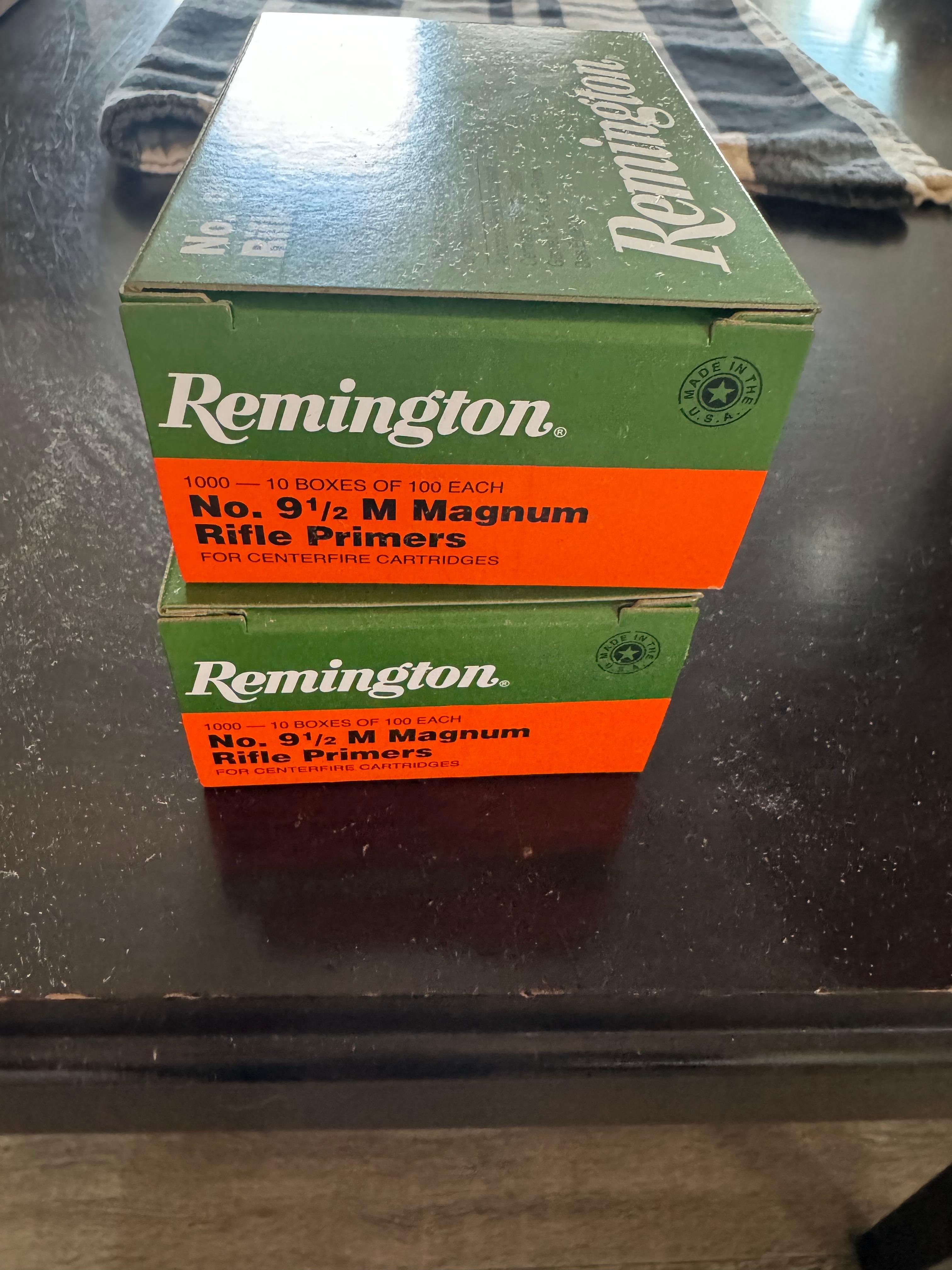 Photo of Trade Remington large 9 1/2M primers for any standard large rifle primer