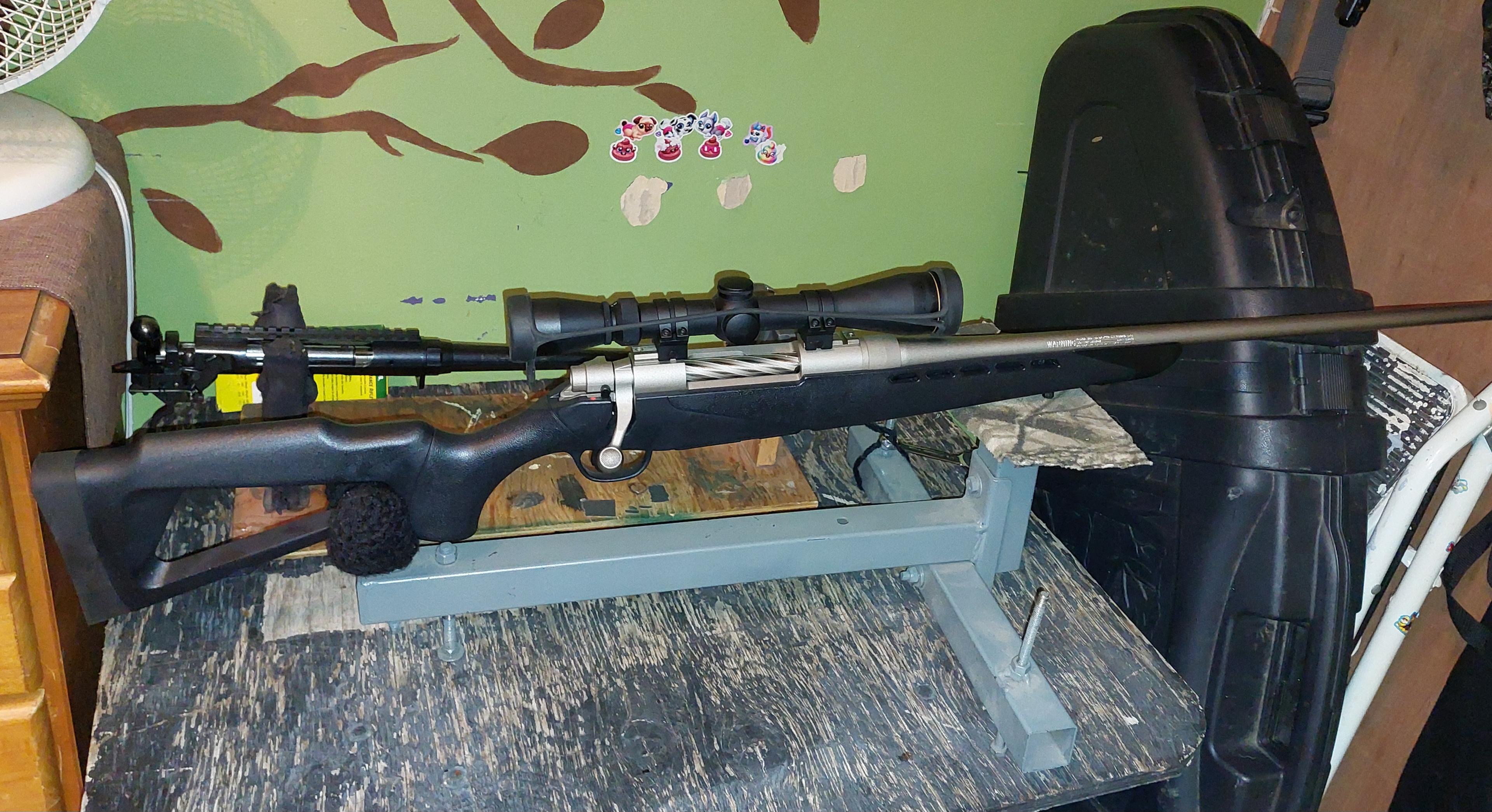 Photo of Mossberg 4x4 270 with Leopold marksman 3x9x40 bdc 