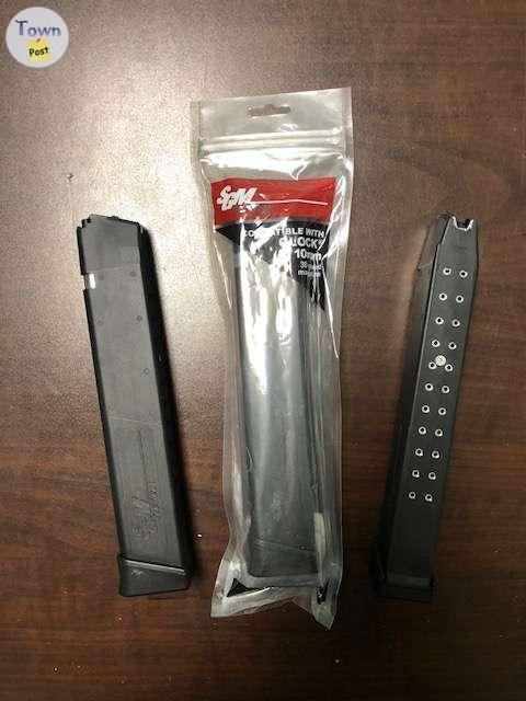 Photo of Brand new SGM Tactical Magazine For GLOCK 20/20SF 10mm Auto 10/30 Rounds Polymer Black $60 each