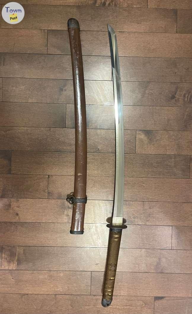 Photo of Authentic Original WWII Japanese Type3 GUNTO Signed Sword $2800