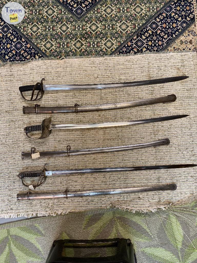 Photo of Swords Bayonets and medals Wanted 