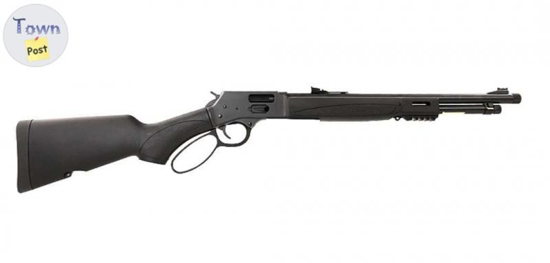 Photo of Brand new Henry H012MX Big Boy Side Gate 357 Mag / 38 SP 17.4″ Synthetic Lever Action Rifle $1650